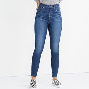 MADEWELL CURVY HIGH RISE SKINNY JEANS SIZE 26